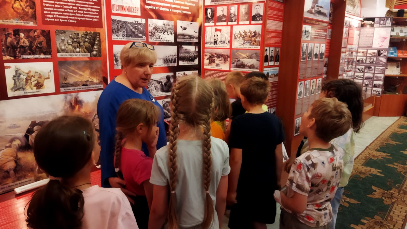 Музей посетили школьники из пришкольных лагерей лицея № 17 и школы № 9